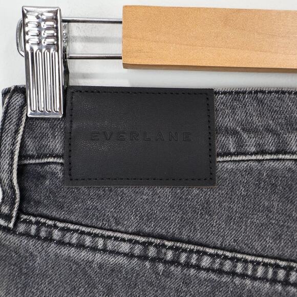 Everlane The Original Cheeky Straight Jean Washed Charcoal Size 26 NWOT - Picture 5 of 8